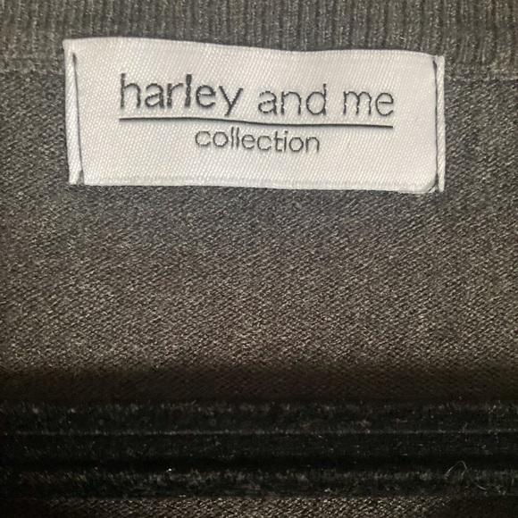 Harley and Me Collection Cashmere Blend Tie Front Top NWOT - Picture 7 of 8
